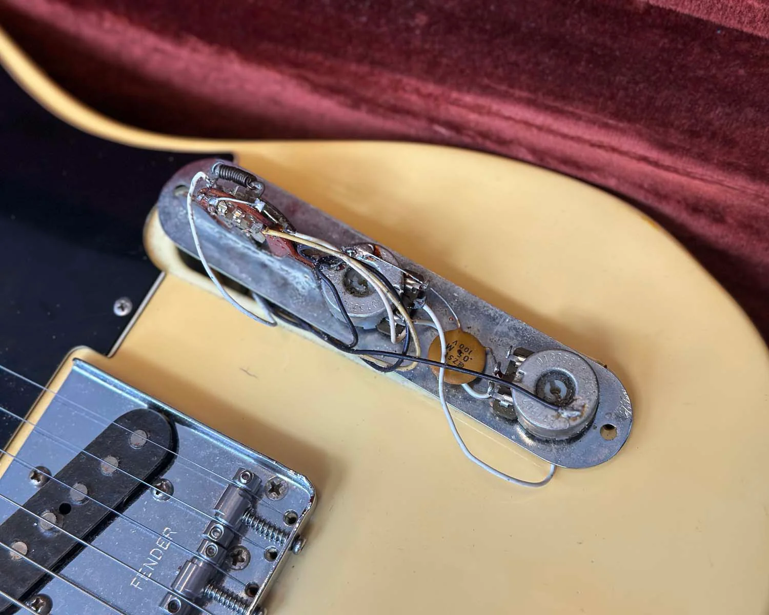 1979 Fender Telecaster Olympic White - Image 10