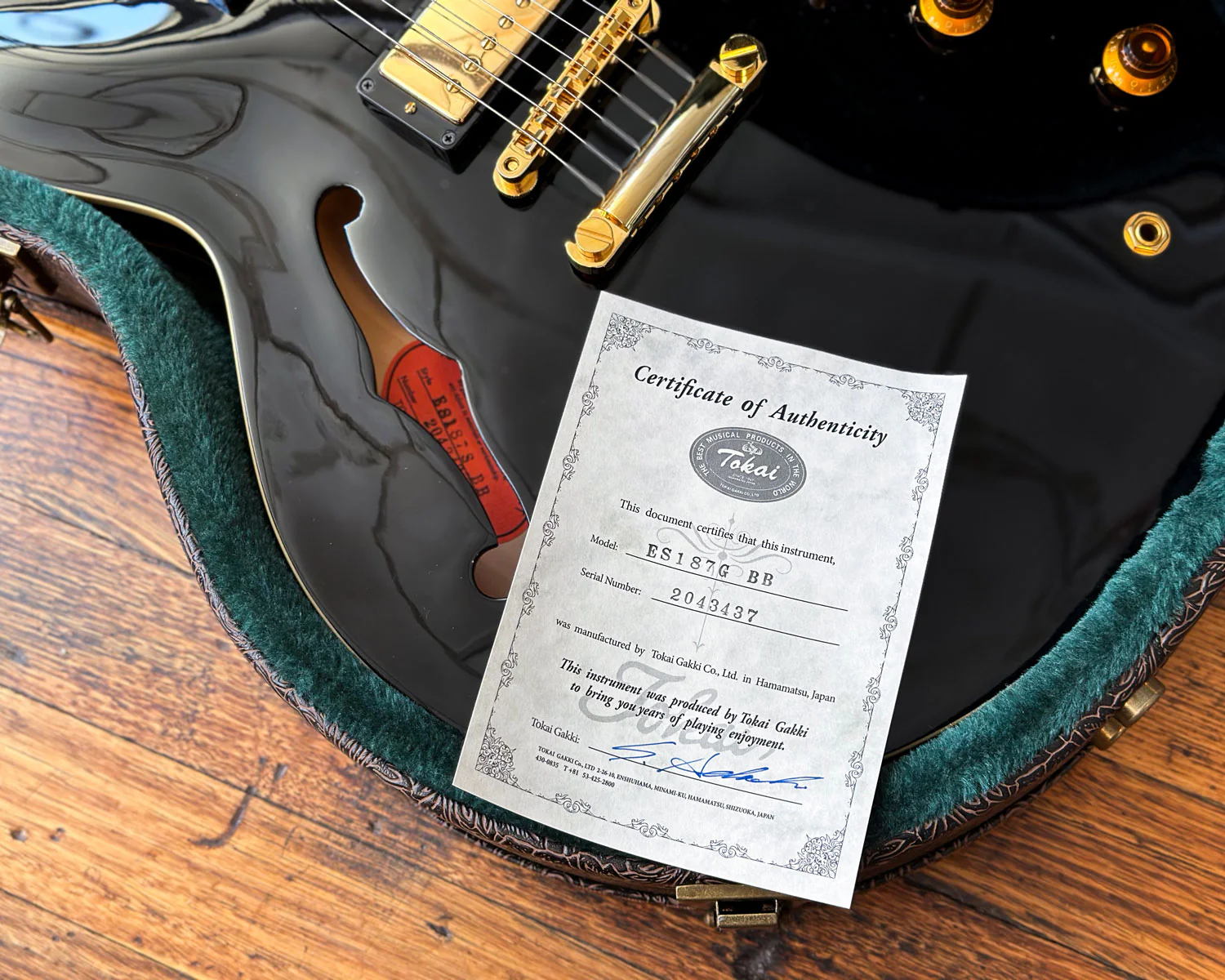 Tokai Vintage Series ES187G BB - Image 9