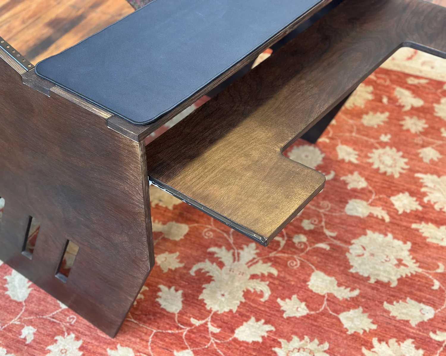 Birch Shou-sugi-ban Pleko Apollo Mastering Desk w/Deck Saver Pad - Image 5