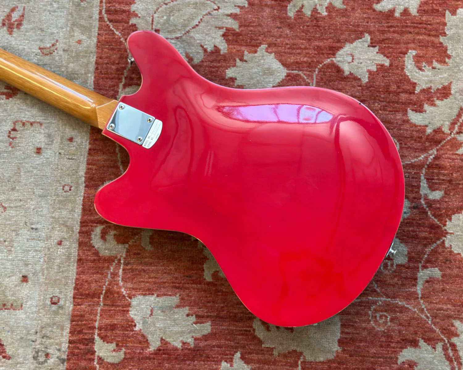 1966 Teisco EP-200B Del Rey Thinline Hollowbody Bass - Image 4