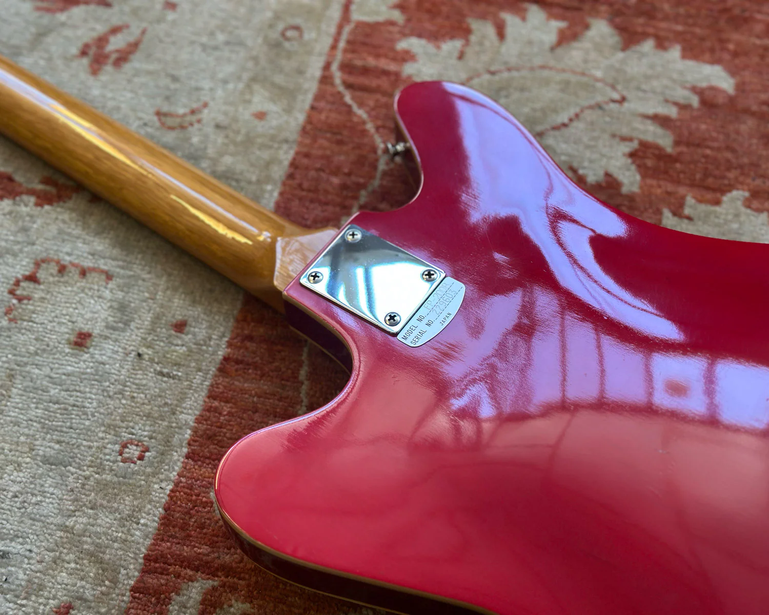 1966 Teisco EP-200B Del Rey Thinline Hollowbody Bass - Image 6