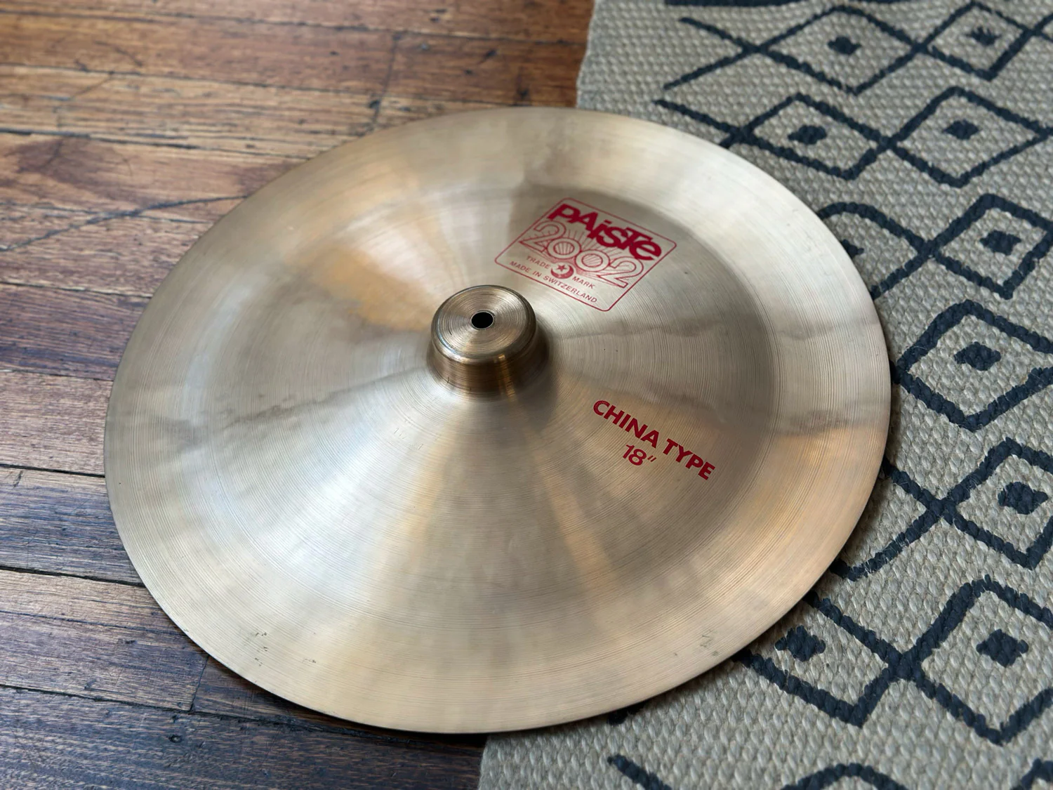 2002 Paiste 18" China Type Cymbal - Image 3
