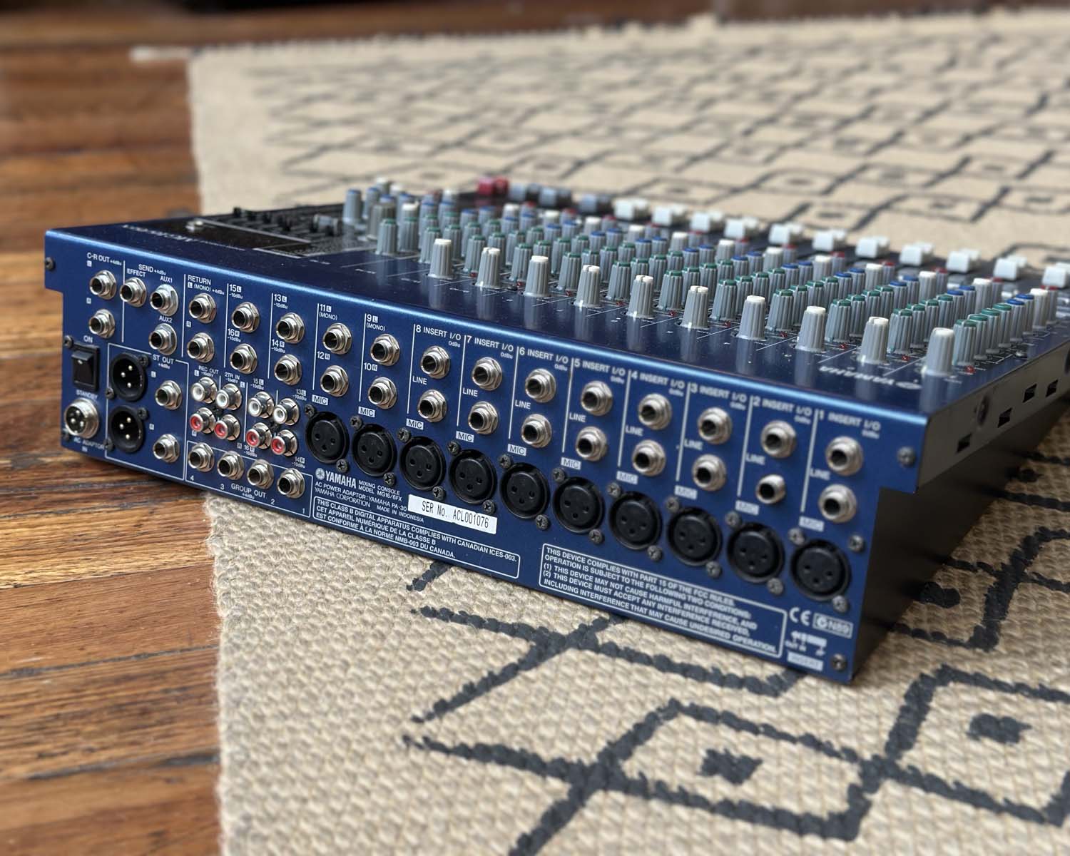 YAMAHA MG16/6FX 16 Channel Analogue Mixing Console - Image 5