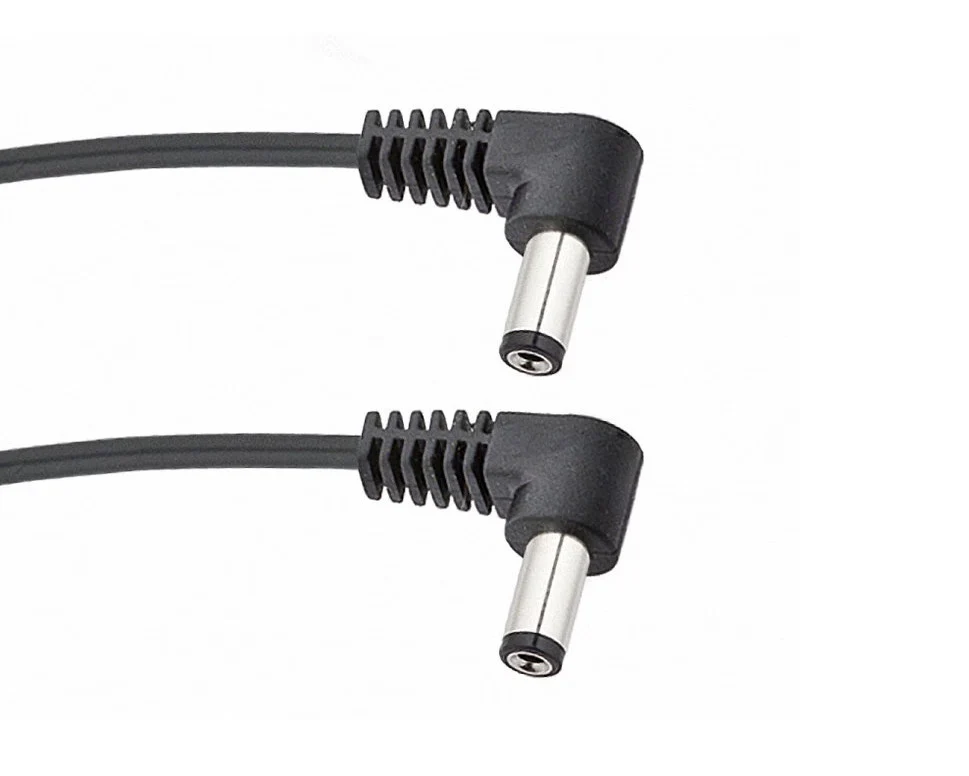 Voodoo Lab VLRMIX Standard Polarity Cable 3-Pack Mix – 2.1mm Right-Angle