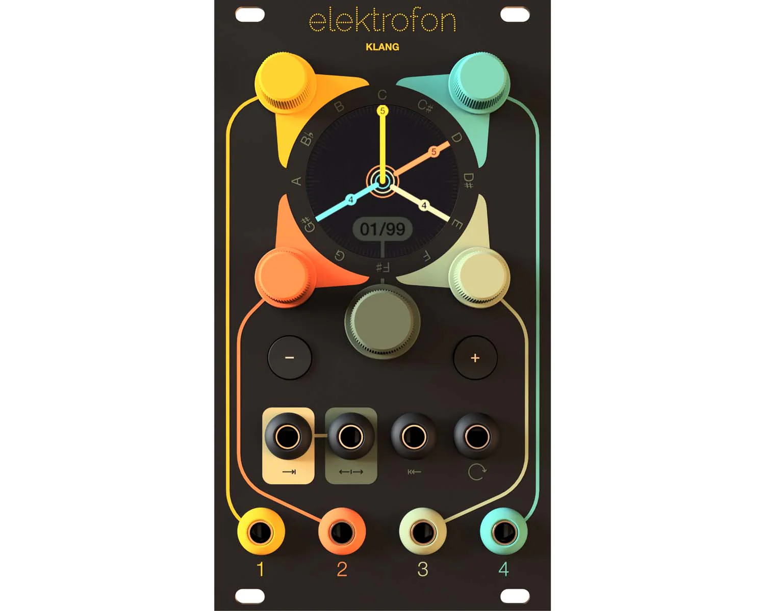 Elektrofon Klang 4 Voice Polyphonic Controller and Sequencer