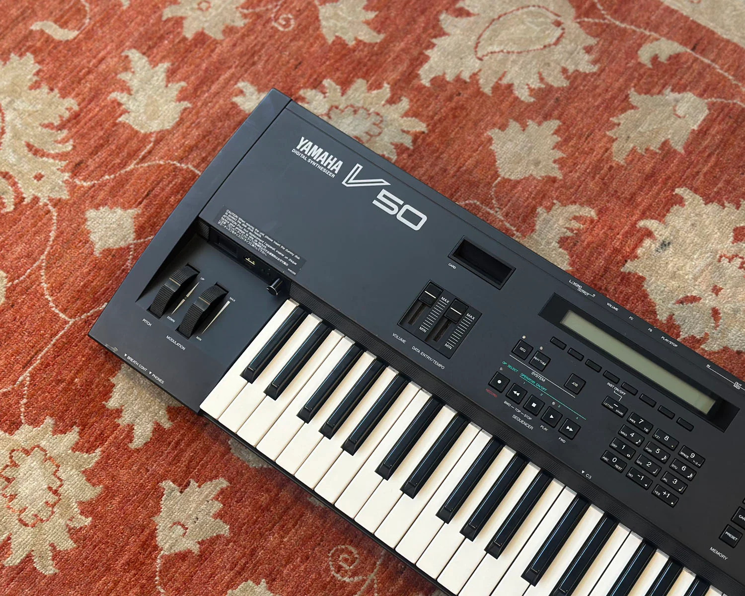 YAMAHA V50 4-Operator Digital FM Synthesizer Workstation - Image 2