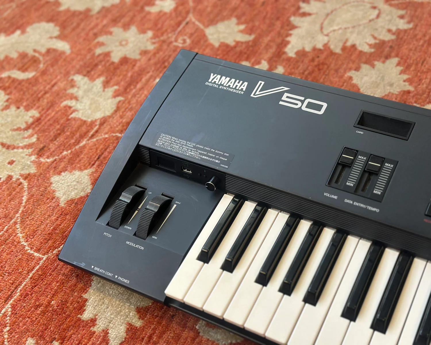 YAMAHA V50 4-Operator Digital FM Synthesizer Workstation - Image 3