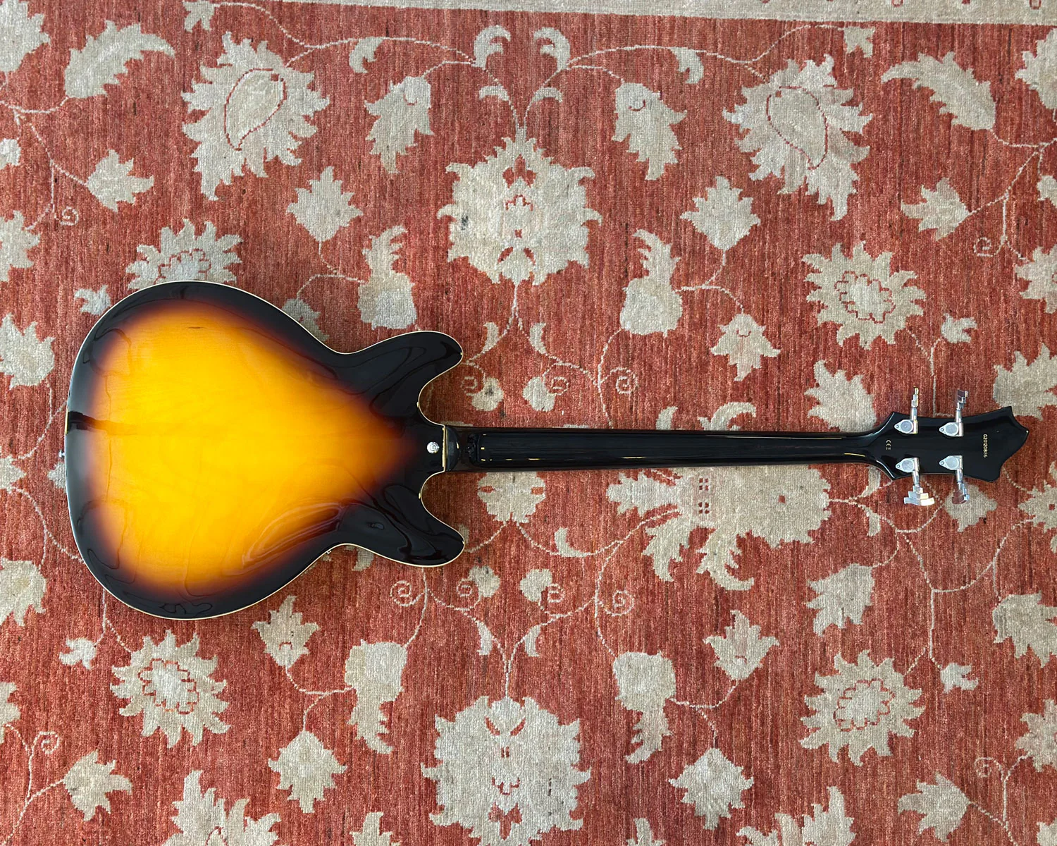 Hagstrom Viking Hollowbody Bass - LEFTY - Image 6