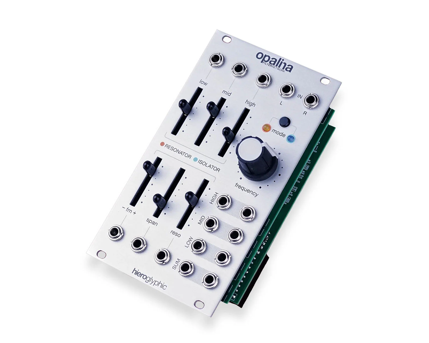 Hieroglyphic Opalina Filter Network Module Including Input Expander - Silver - Image 2