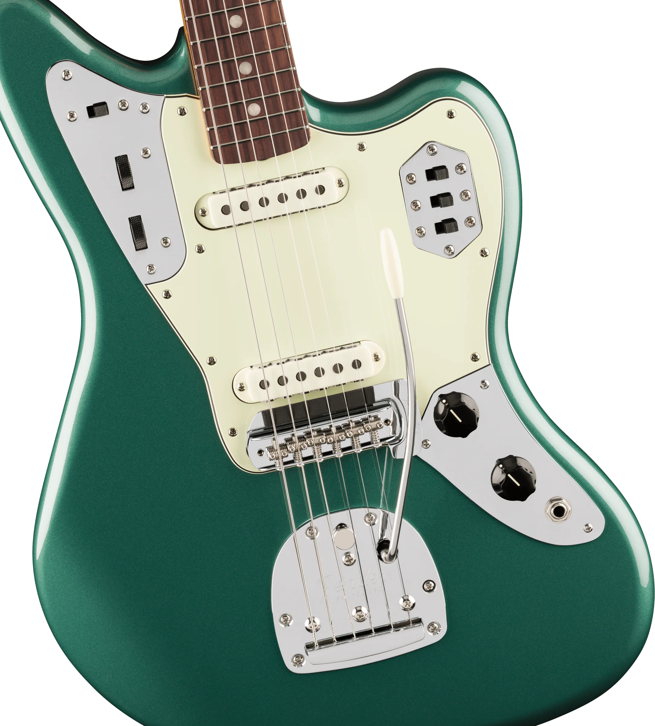 Fender Vintera III Mid '60s Jaguar - Sherwood Green Metallic - Image 6
