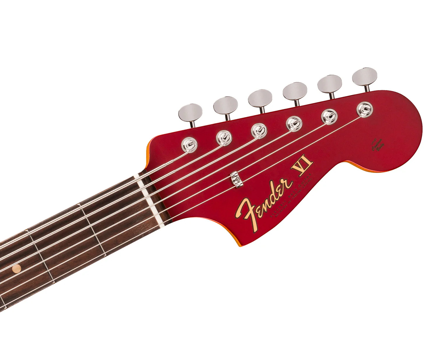 Fender Vintera III Early '60s Bass VI - Candy Apple Red - Image 3