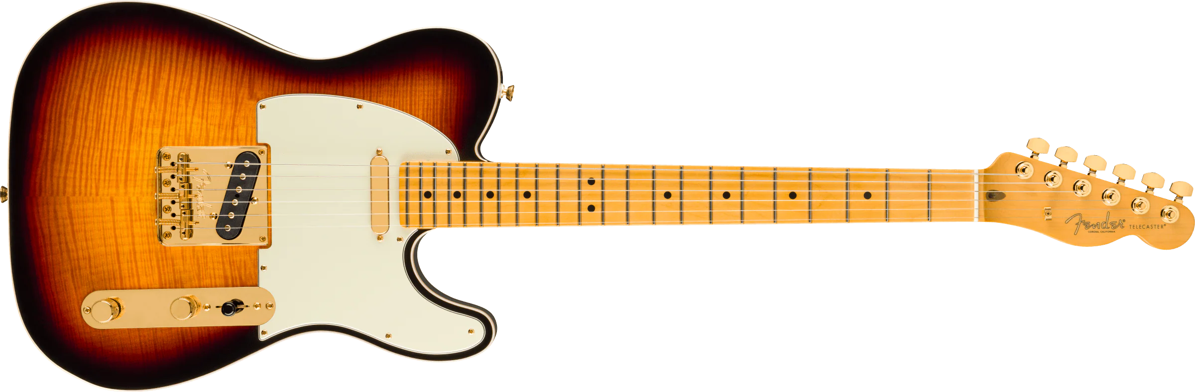 Fender 75th Anniversary American Professional Custom Telecaster - 2-Colour Sunburst - Image 4