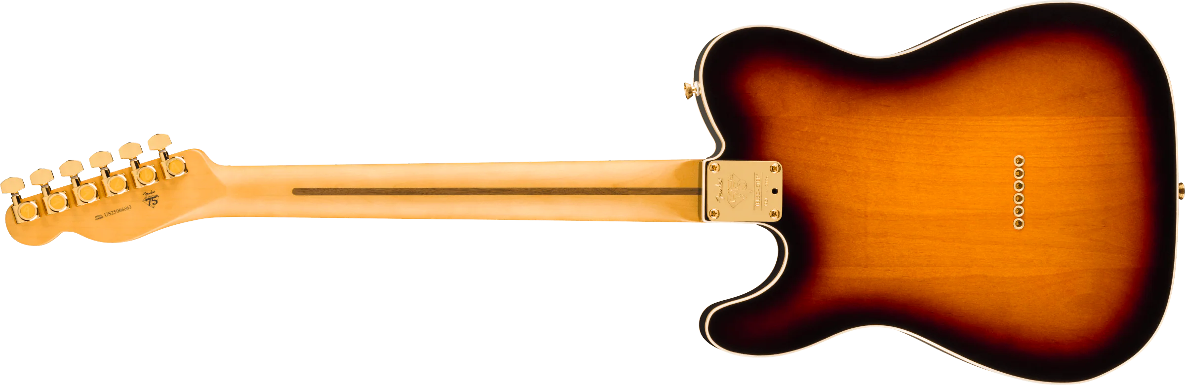 Fender 75th Anniversary American Professional Custom Telecaster - 2-Colour Sunburst - Image 5