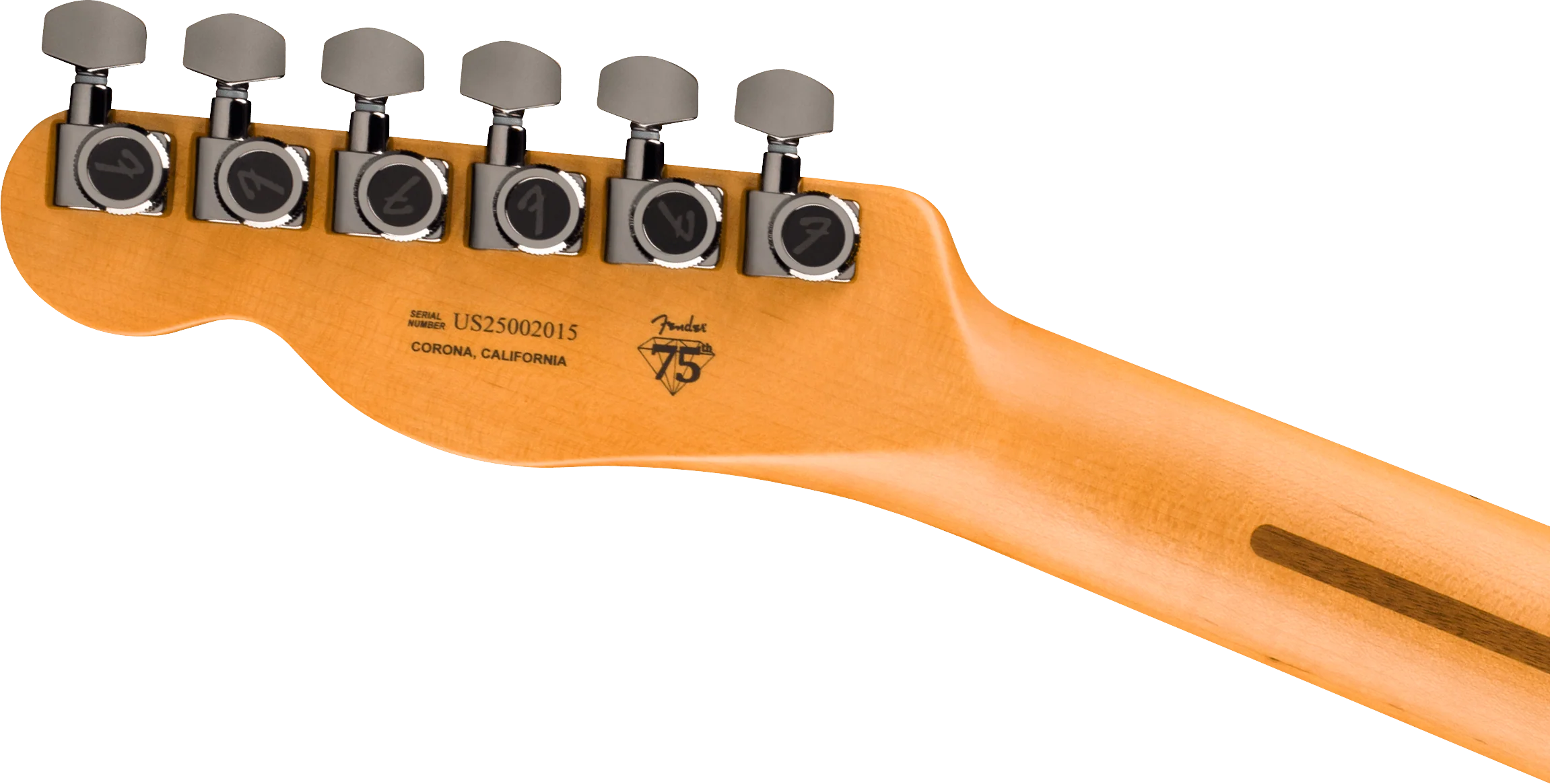 Fender 75th Anniversary American Ultra II Telecaster - Liquid Gold - Image 3