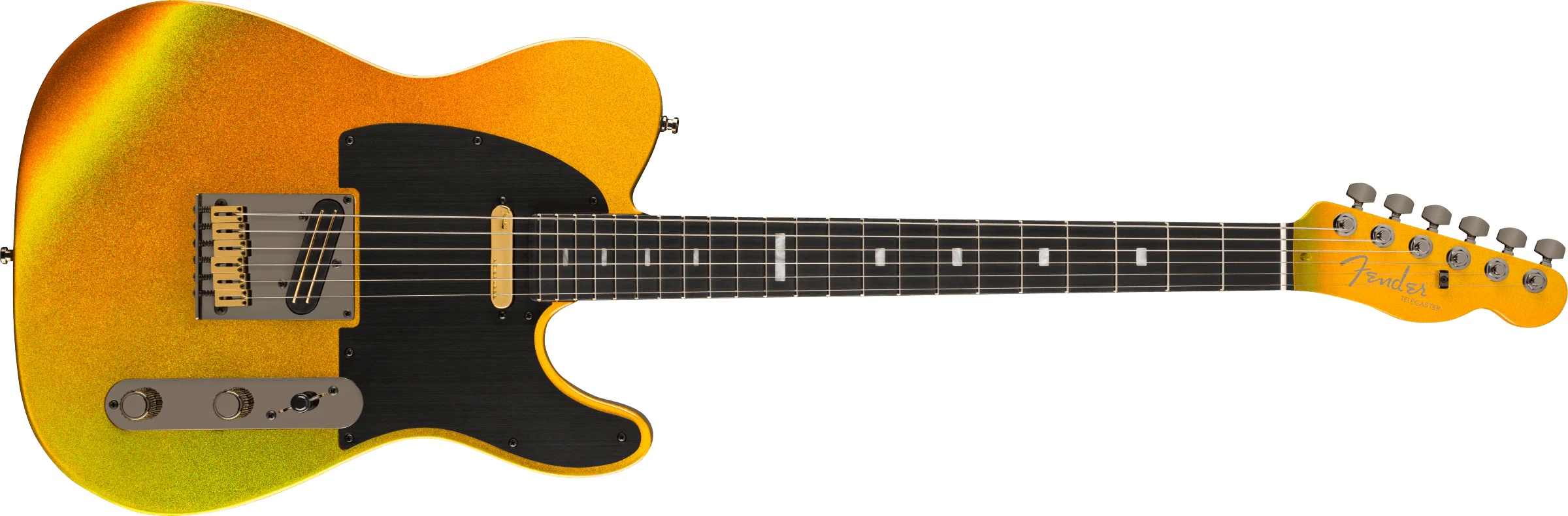 Fender 75th Anniversary American Ultra II Telecaster - Liquid Gold - Image 4