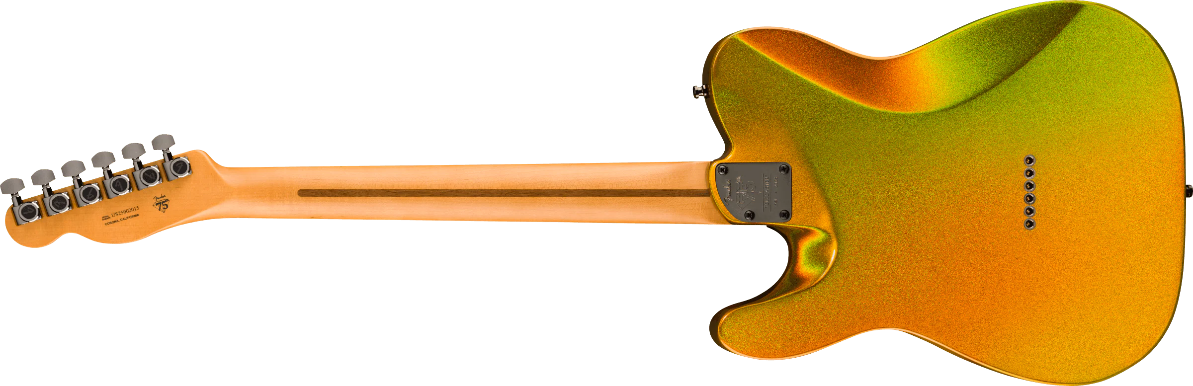 Fender 75th Anniversary American Ultra II Telecaster - Liquid Gold - Image 5
