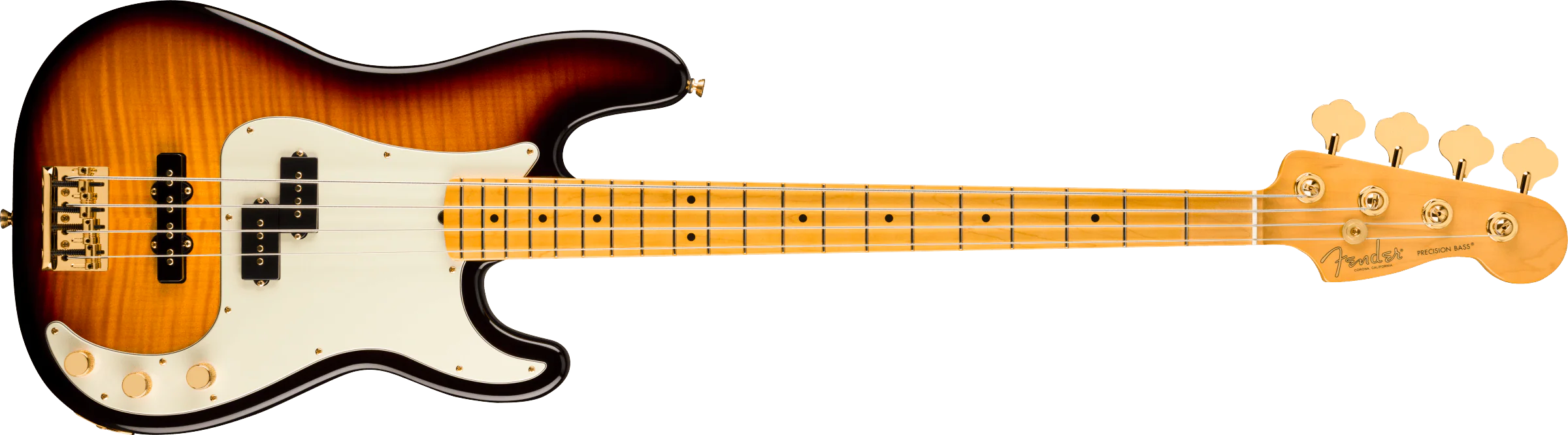 Fender 75th Anniversary American Professional PJ Bass - 2-Colour Sunburst - Image 4