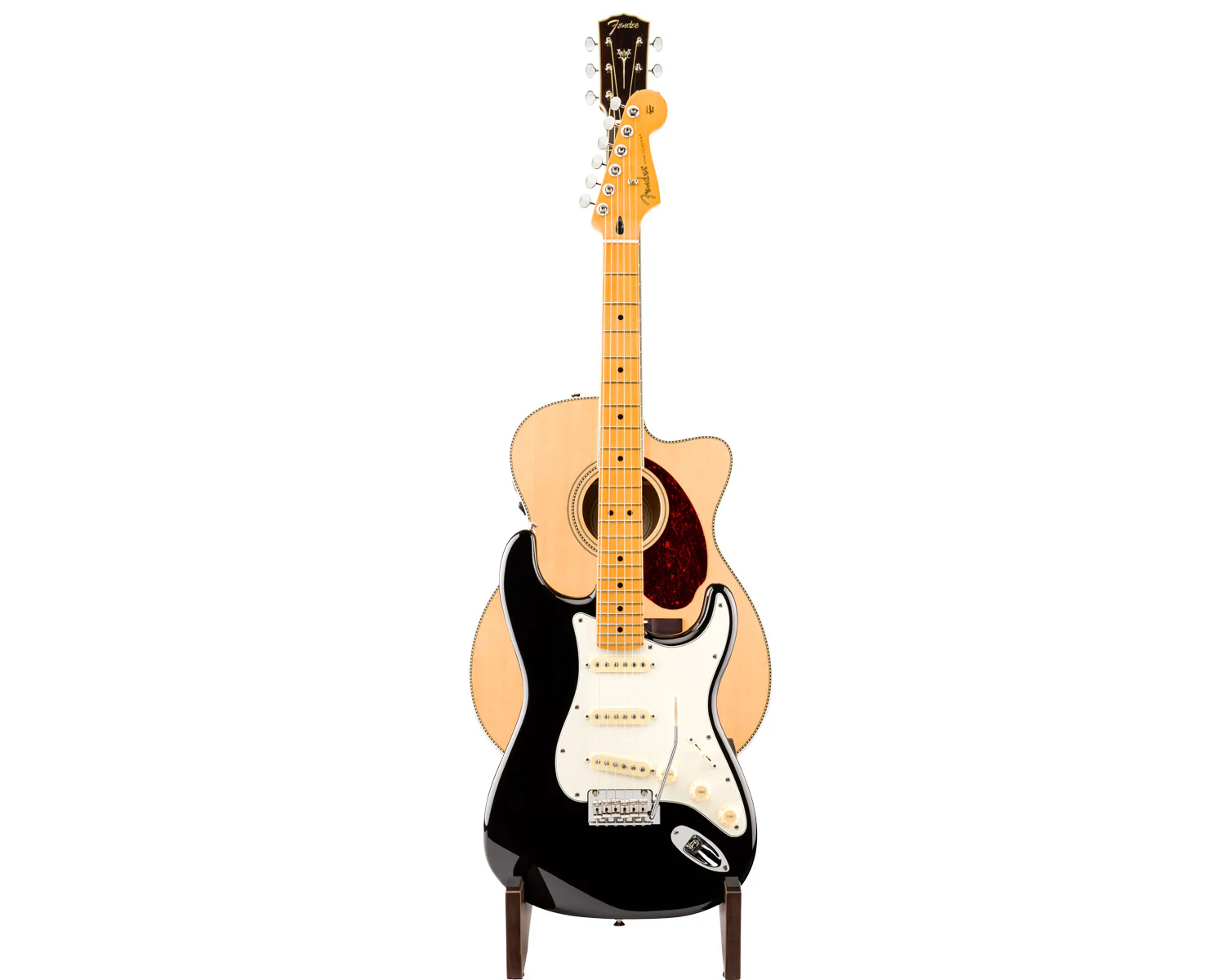 Fender Deluxe Wooden 2-Tier Multi Stand - Image 4
