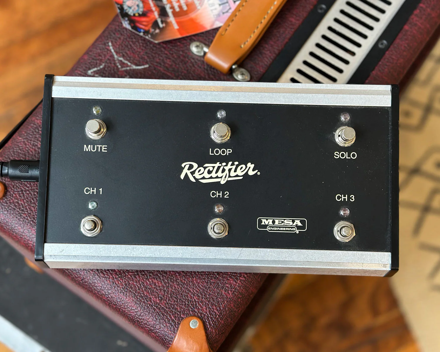 Mesa Boogie Dual Rectifier 100 Watt Head - Antique Red King Crocodile - Image 8