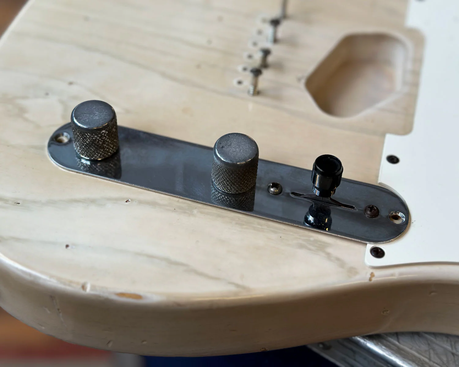 Fender 1959 Esquire Loaded Control Plate w/ Wiring Harness, Pots and Switch - Image 9