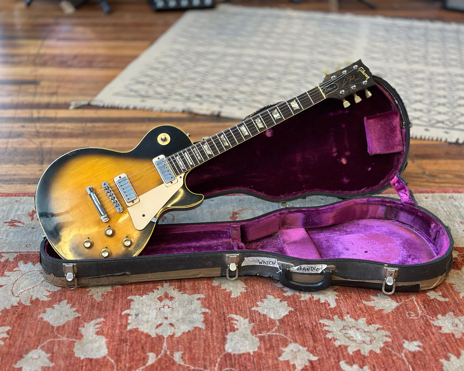 1974 Gibson Les Paul Deluxe - Tobacco Sunburst w/ OHSC (4.6kg) - Image 18