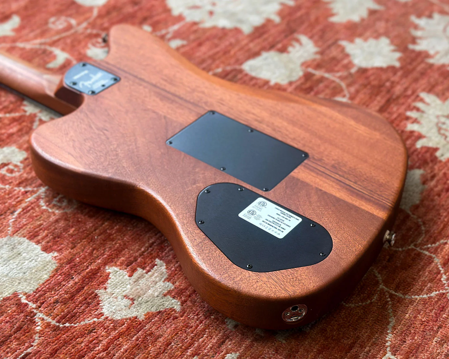 Fender American Acoustasonic Jazzmaster - Tobacco Sunburst - Image 10