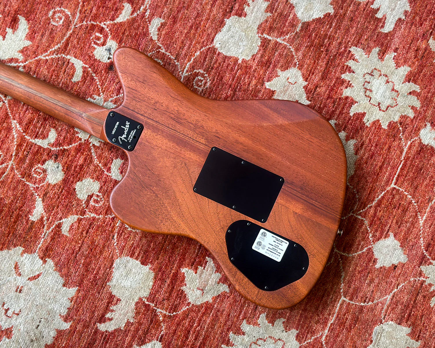 Fender American Acoustasonic Jazzmaster - Tobacco Sunburst - Image 5