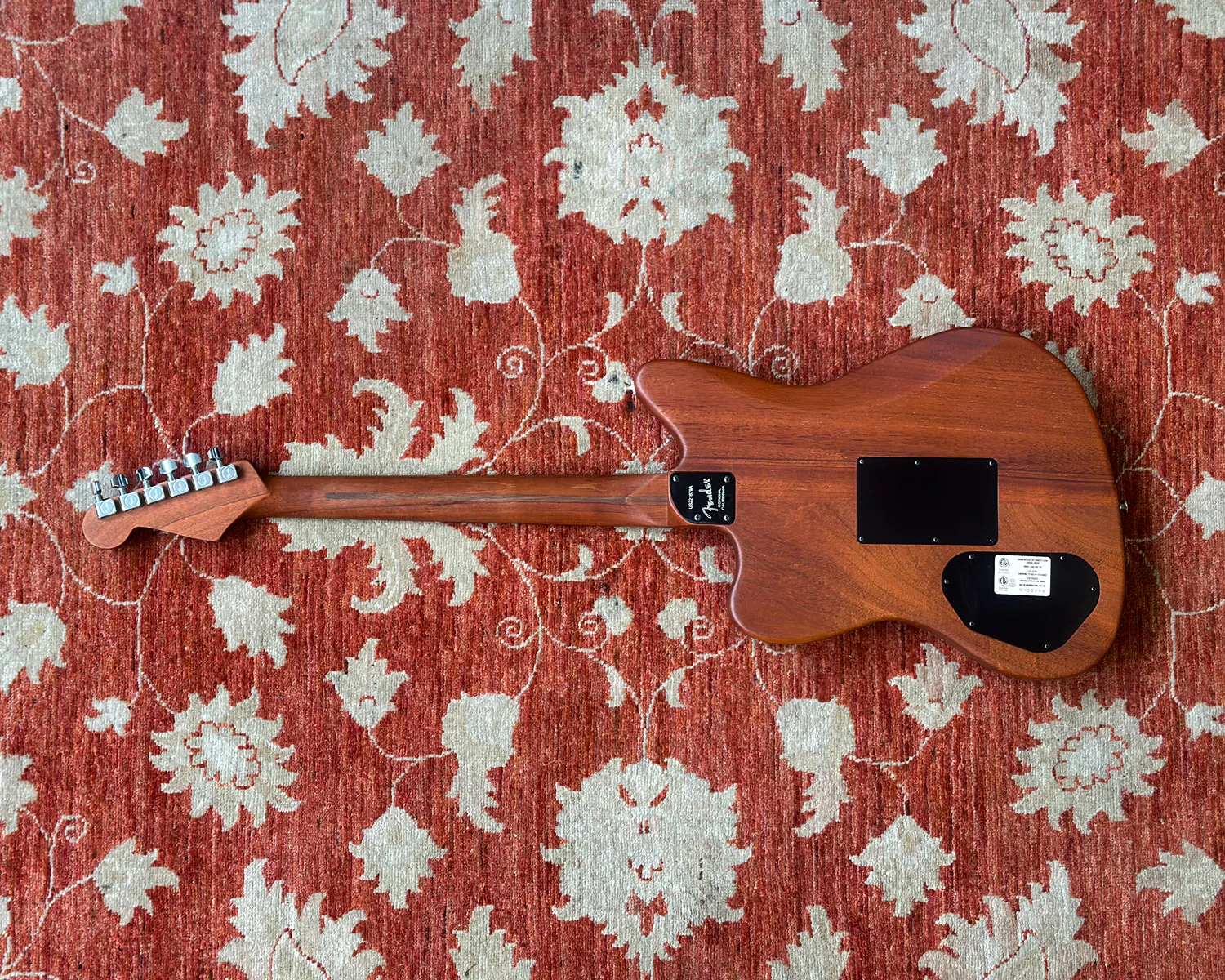 Fender American Acoustasonic Jazzmaster - Tobacco Sunburst - Image 6