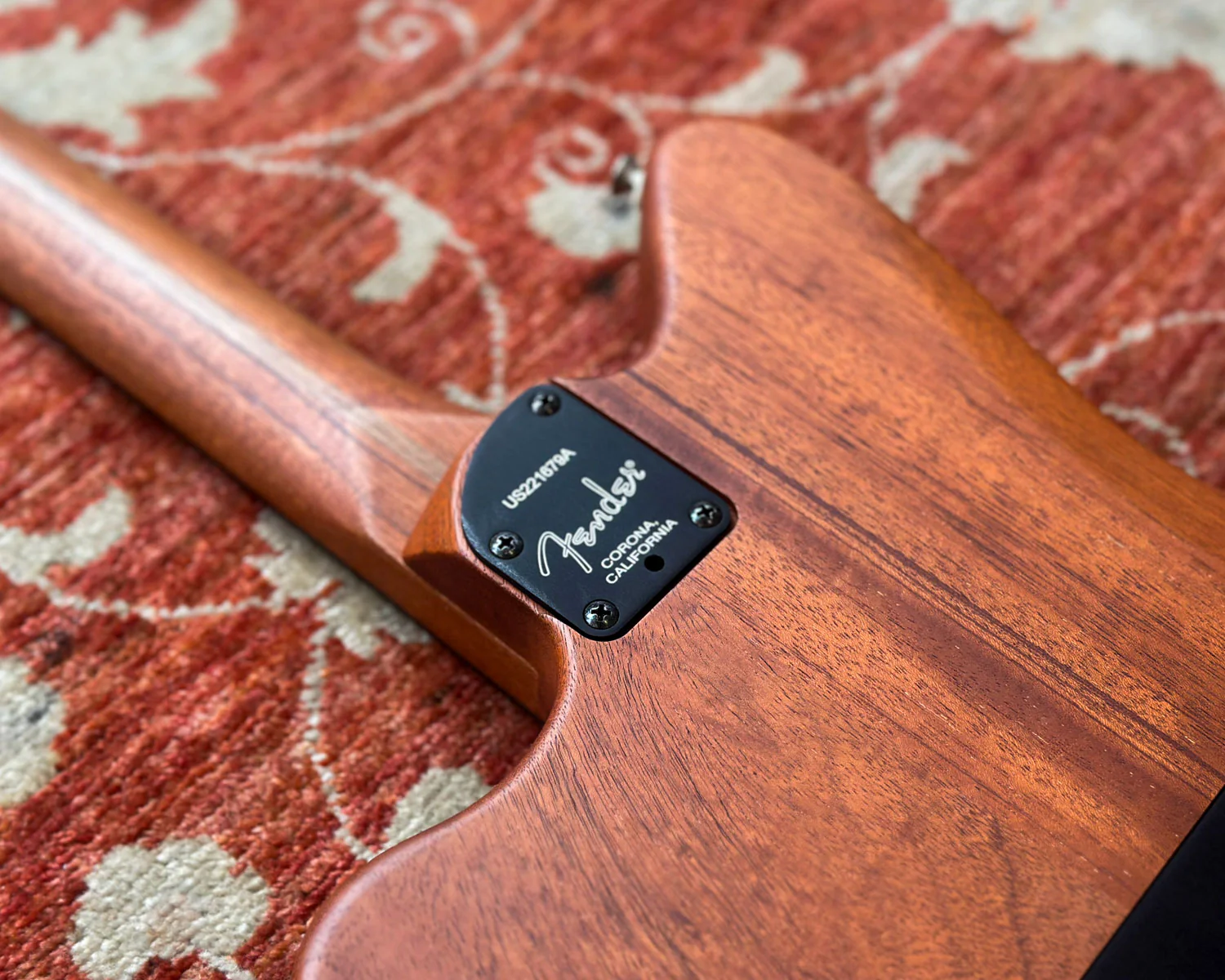 Fender American Acoustasonic Jazzmaster - Tobacco Sunburst - Image 9