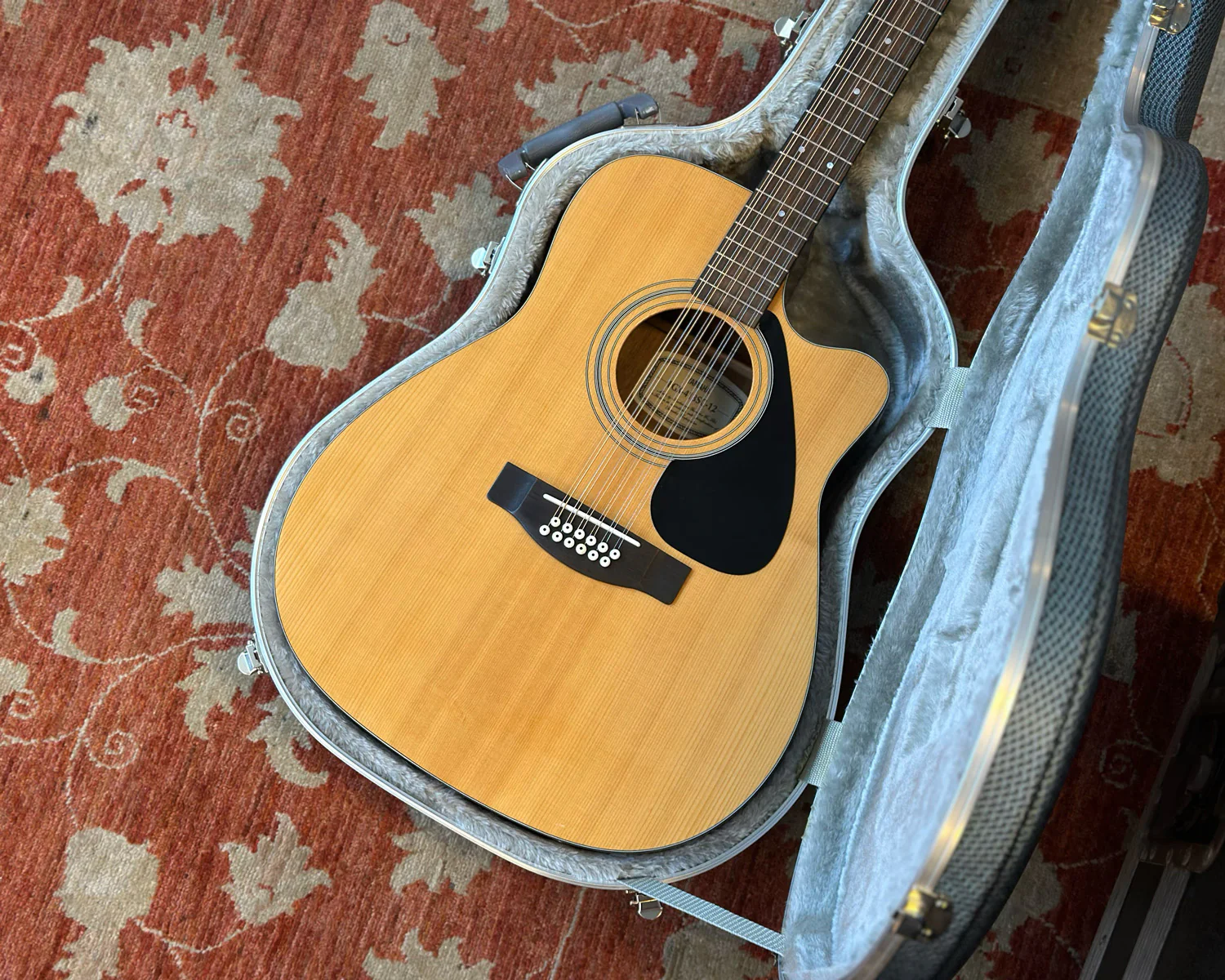 YAMAHA FGX-413SC-12 12-String Acoustic w/ Pickup & HSC - Image 11