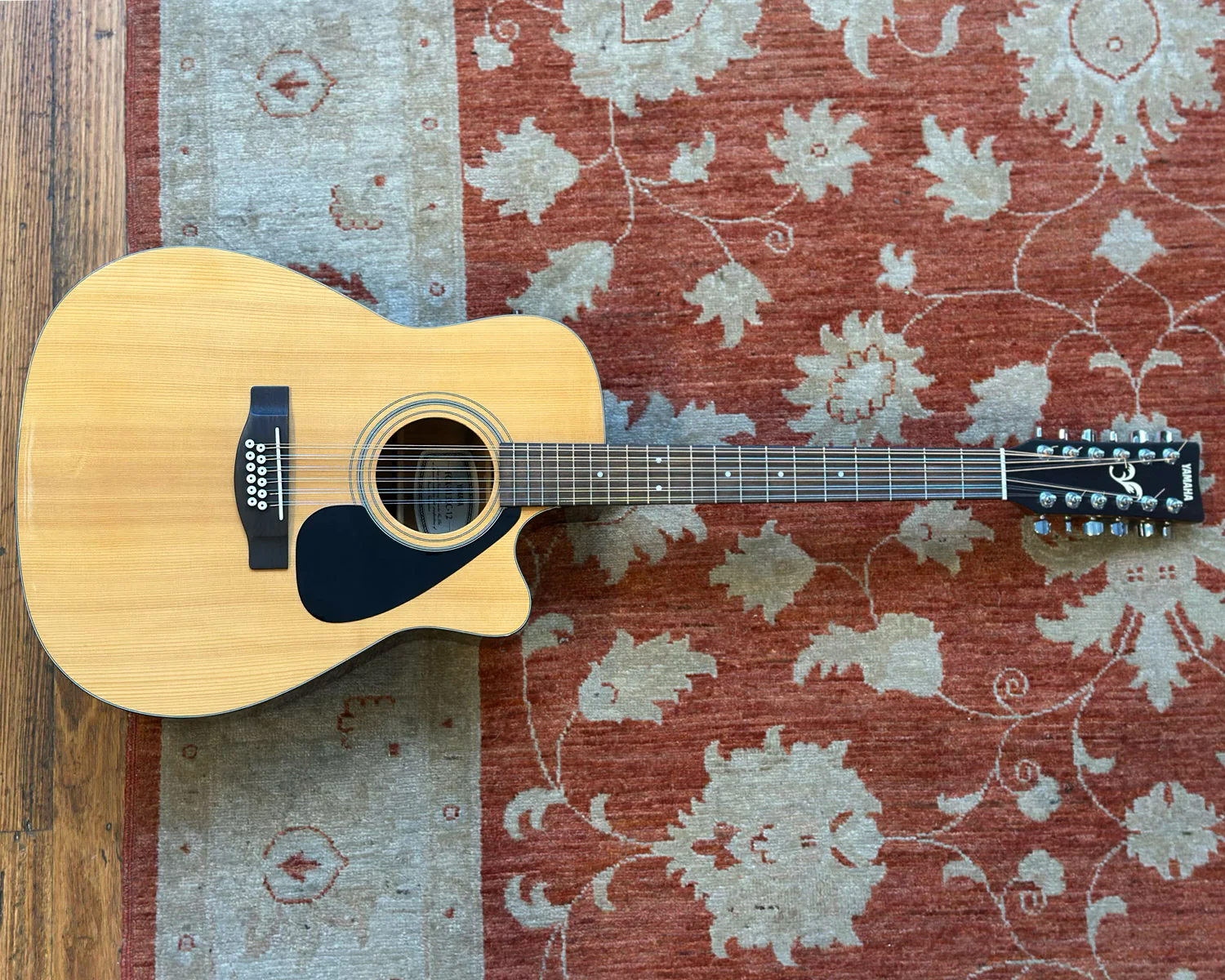 YAMAHA FGX-413SC-12 12-String Acoustic w/ Pickup & HSC - Image 2