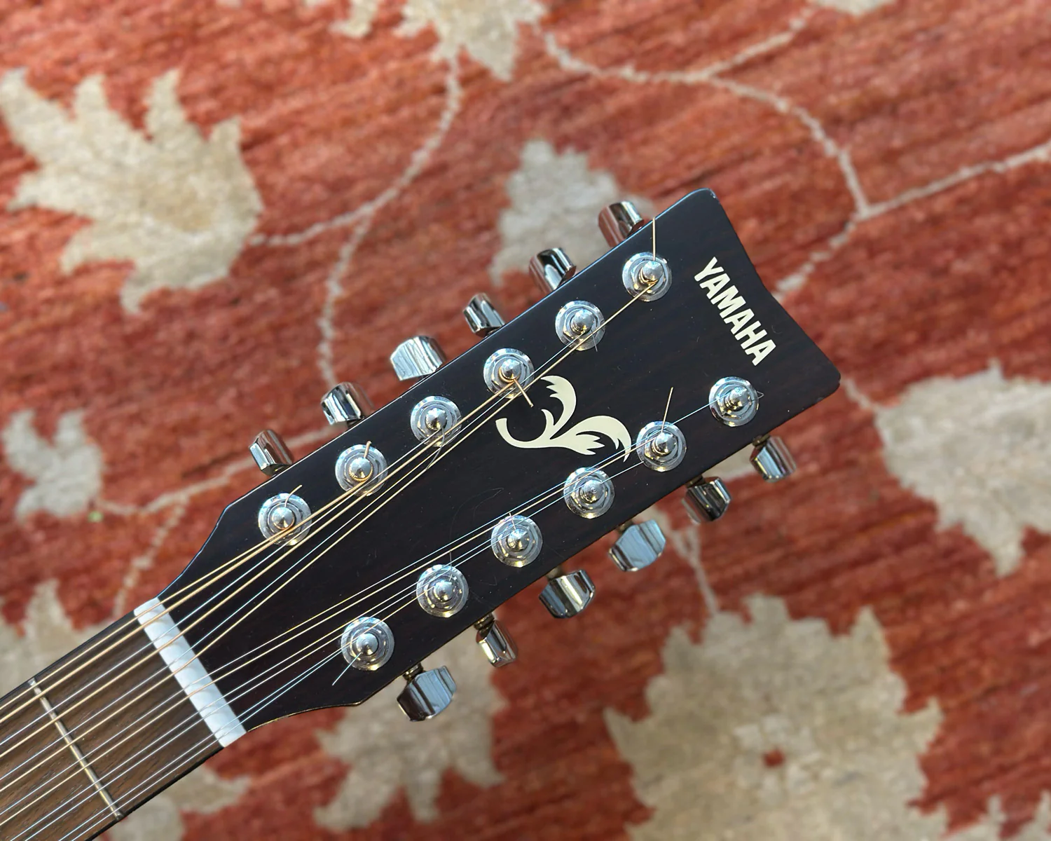 YAMAHA FGX-413SC-12 12-String Acoustic w/ Pickup & HSC - Image 5