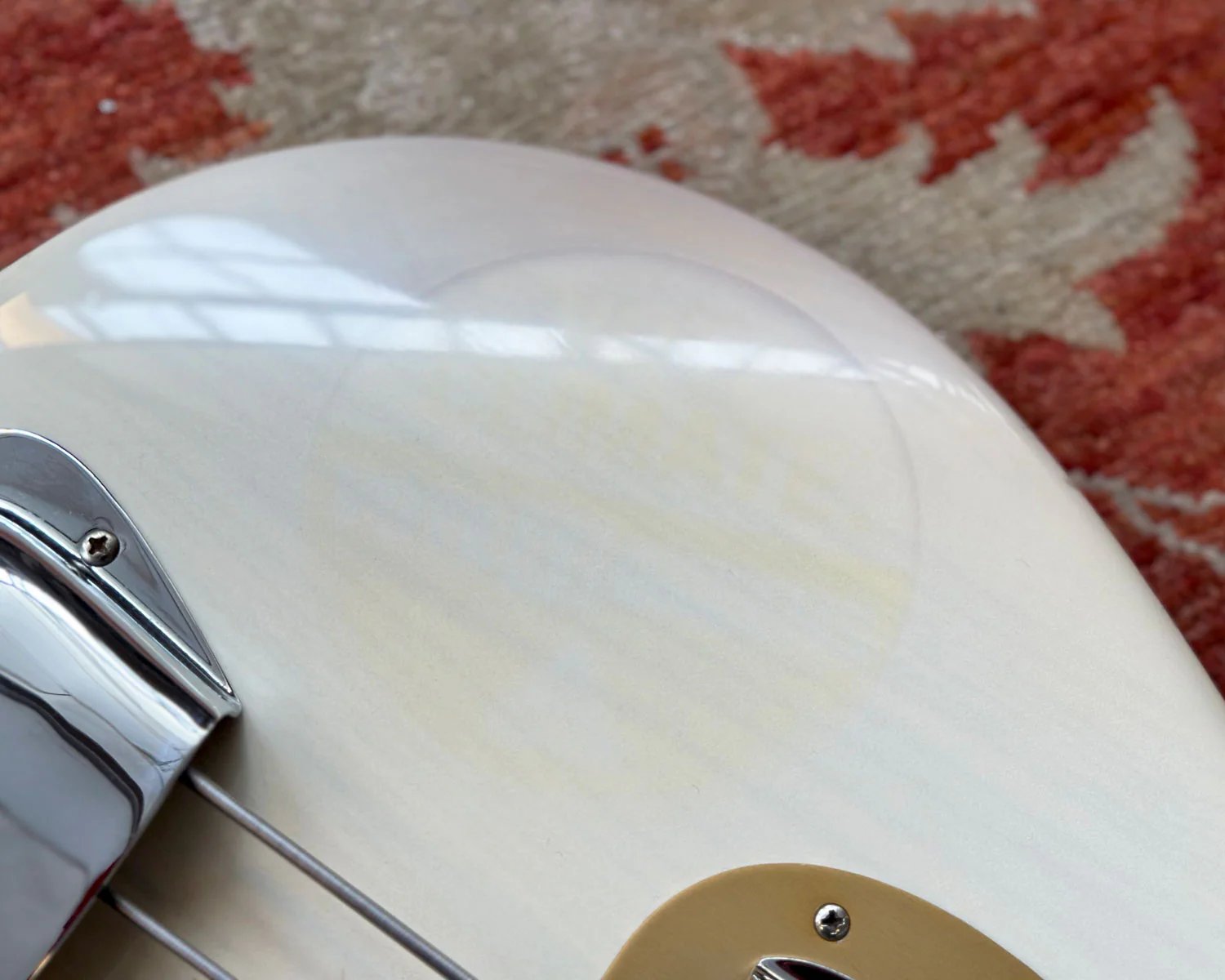2008 Fender American Vintage '57 Precision Bass - White Gold - Image 10
