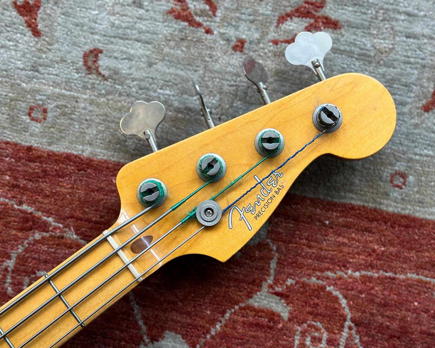 2008 Fender American Vintage '57 Precision Bass - White Gold - Image 2