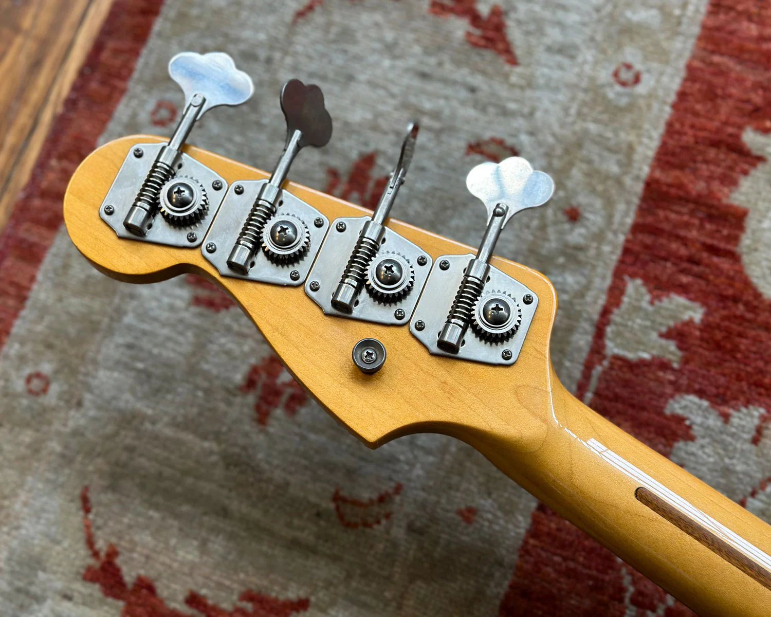 2008 Fender American Vintage '57 Precision Bass - White Gold - Image 5
