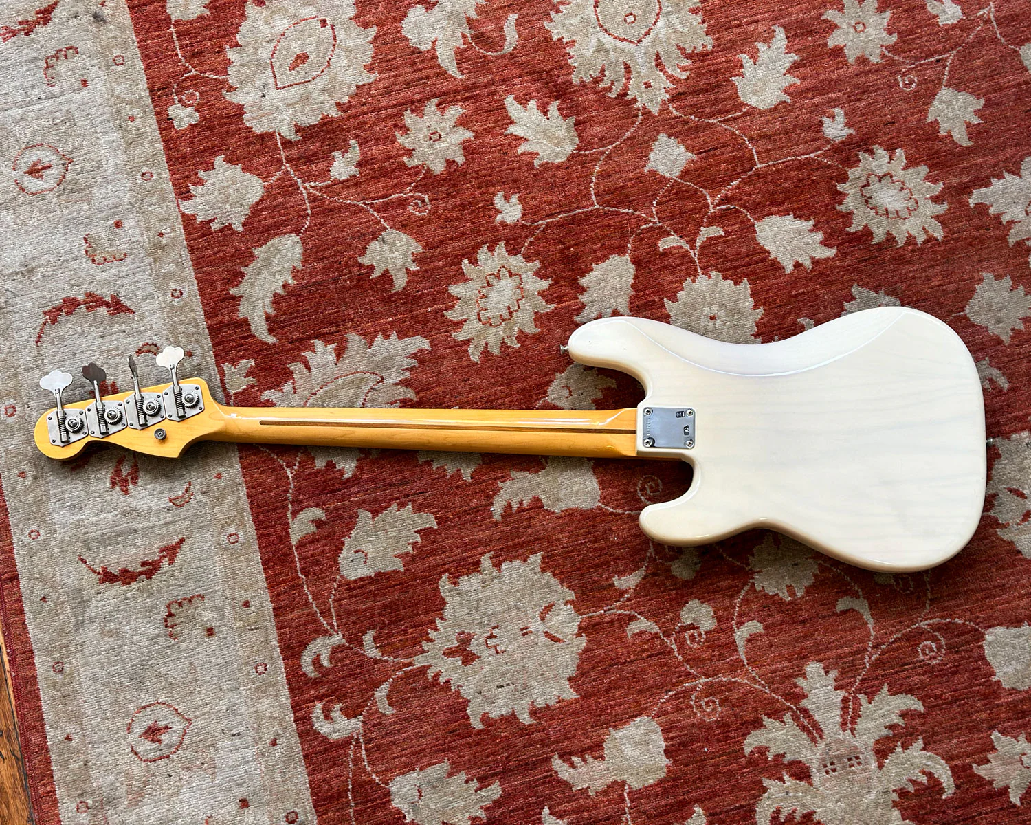 2008 Fender American Vintage '57 Precision Bass - White Gold - Image 6