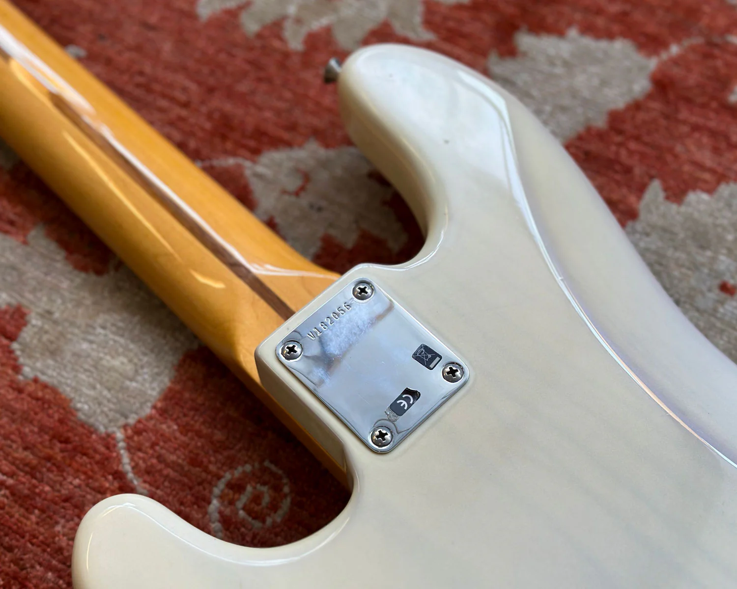 2008 Fender American Vintage '57 Precision Bass - White Gold - Image 8