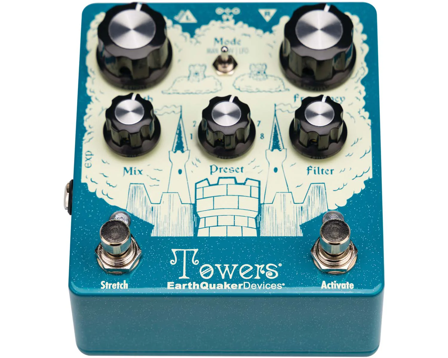 EarthQuaker Devices Towers Stereo Reverberant Filter Pedal - Image 6