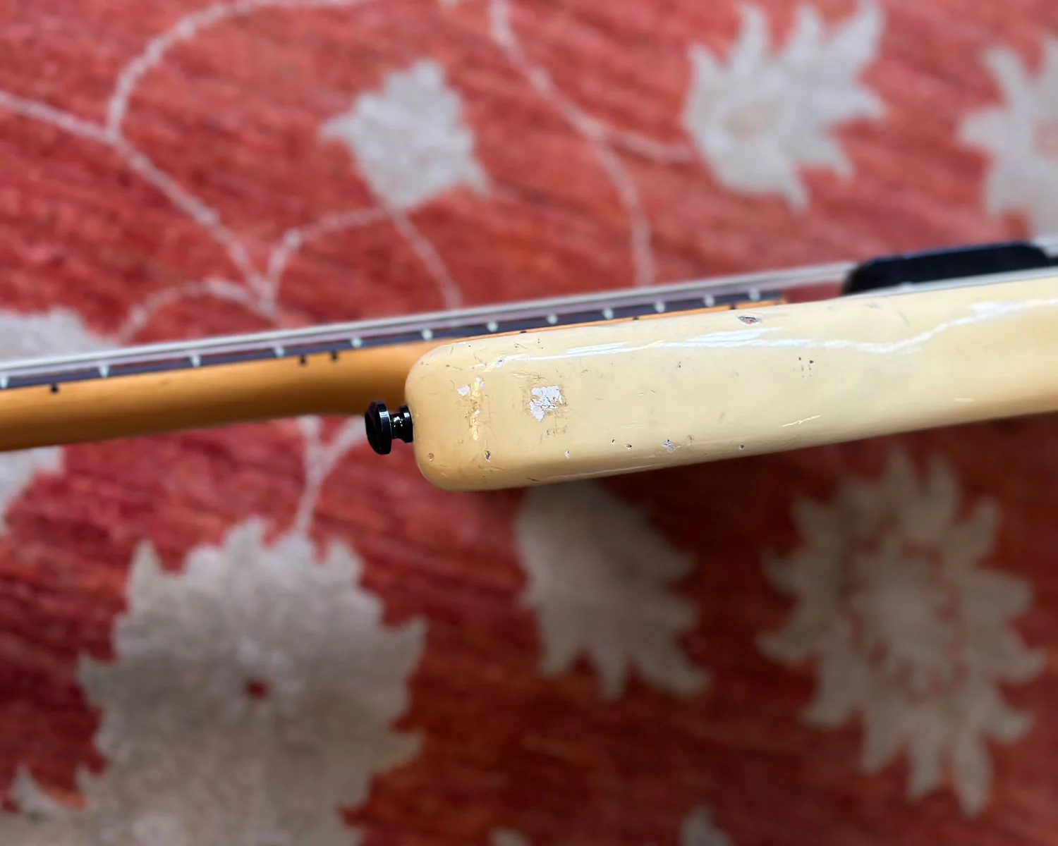 1974 Fender Musicmaster Bass - White - Image 9