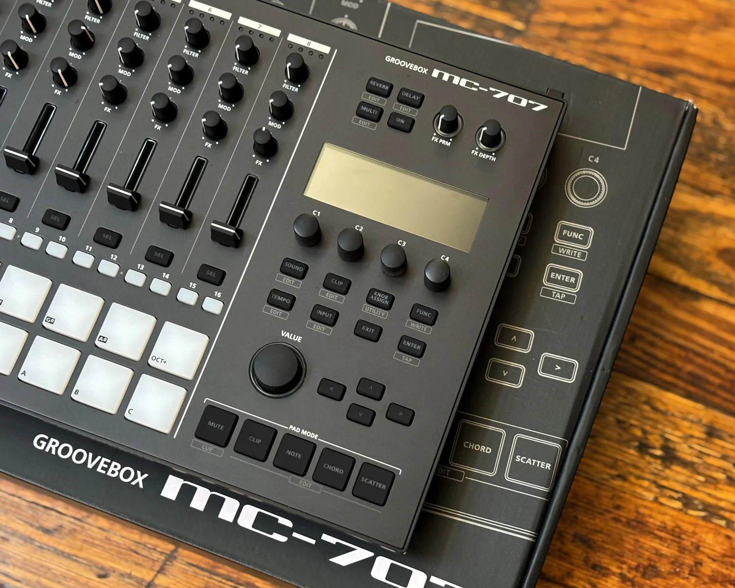 Roland MC-707 Groovebox w/ Magma Case - Image 6