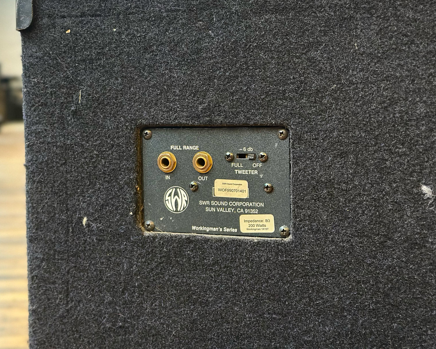 SWR Working's Man 1X15T Bass Cabinet - Image 5