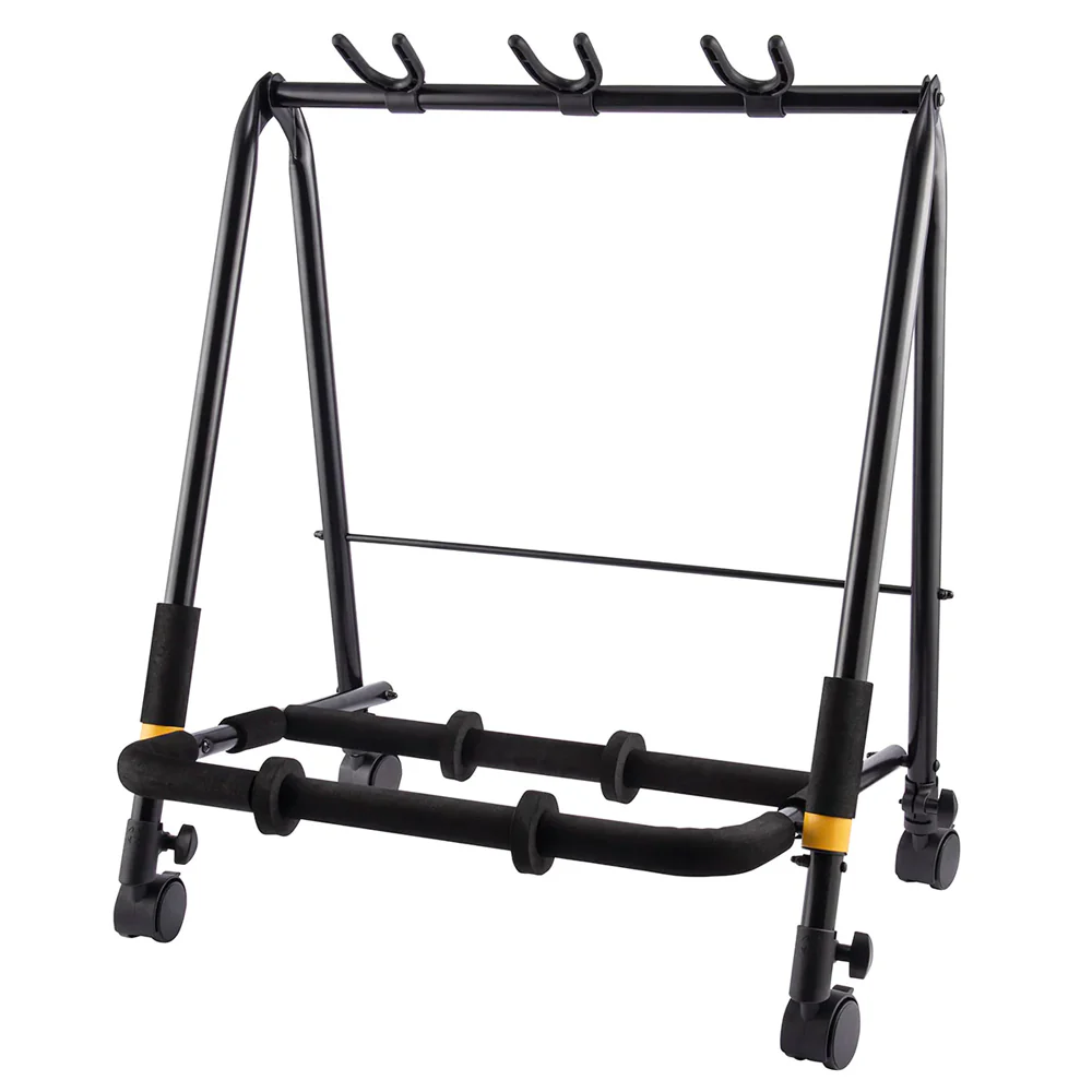 Hercules GS523B Plus Multi-Guitar Rack with Add-on Castors - Image 6
