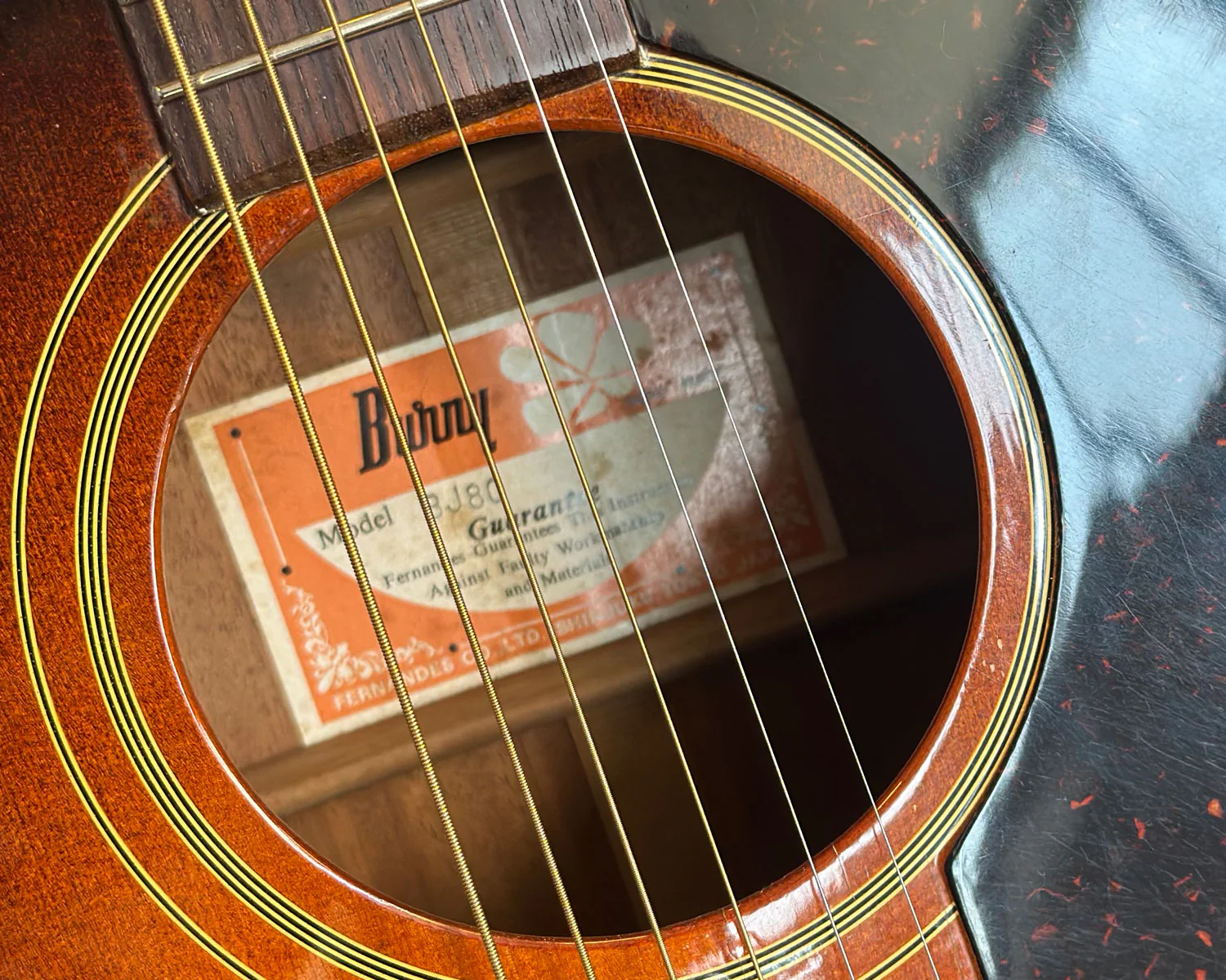 1970s Burny BJ80 Slope Shoulder J-45 Style Acoustic ๐ฏ๐ต - Image 12