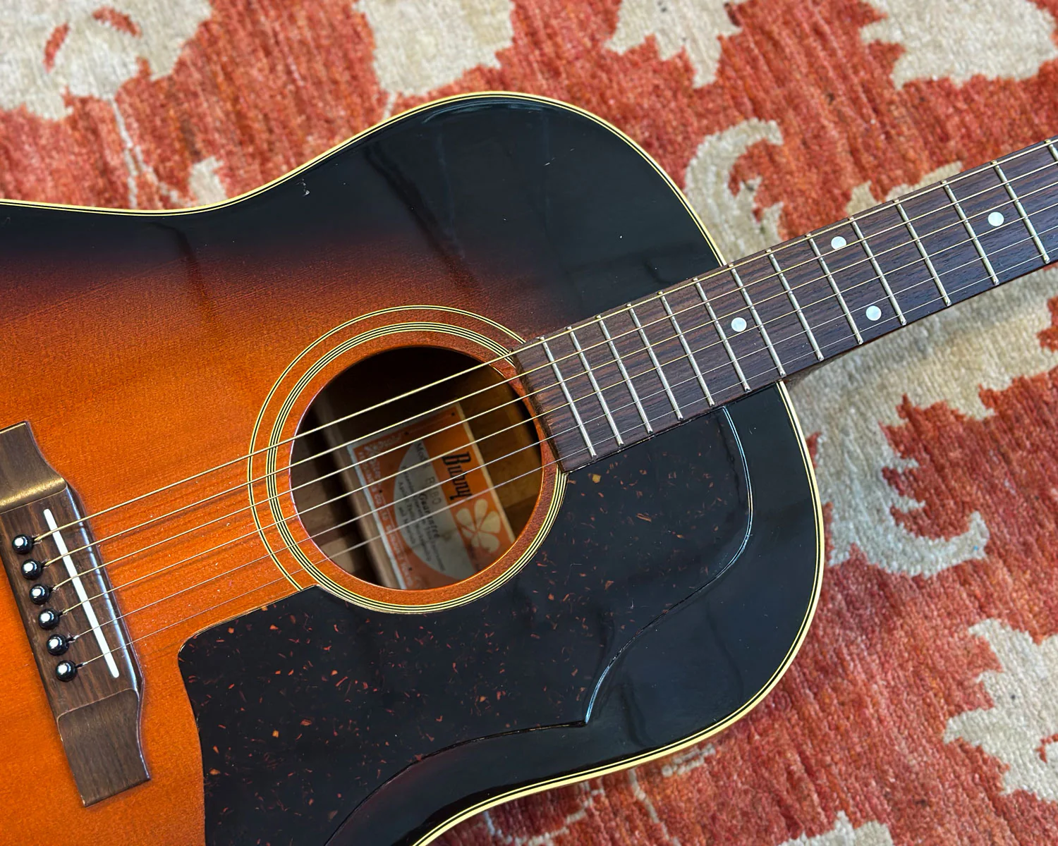 1970s Burny BJ80 Slope Shoulder J-45 Style Acoustic ๐ฏ๐ต - Image 7