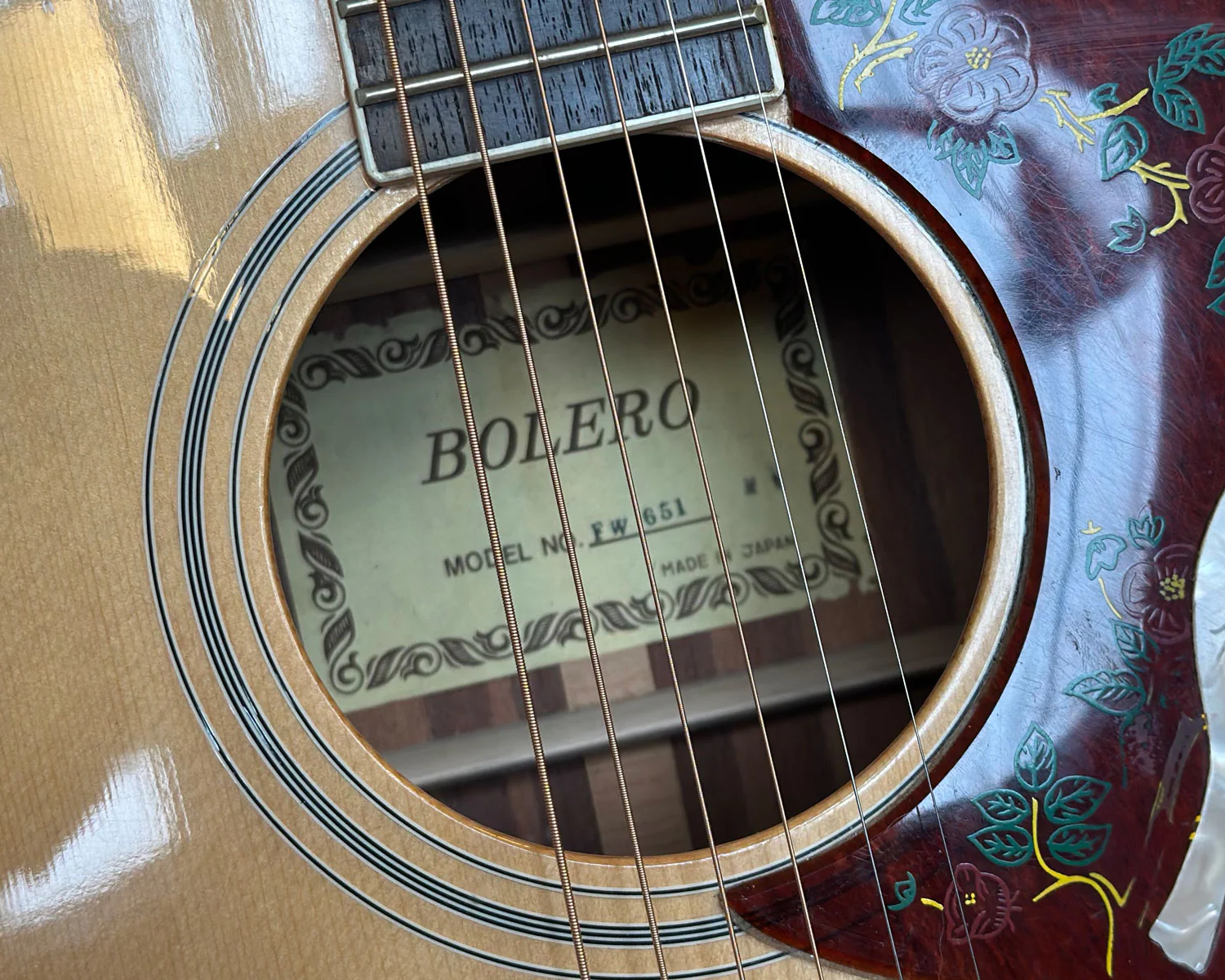 Bolero FW 651 'Dove' Vintage & Rare Japanese Acoustic - Image 12