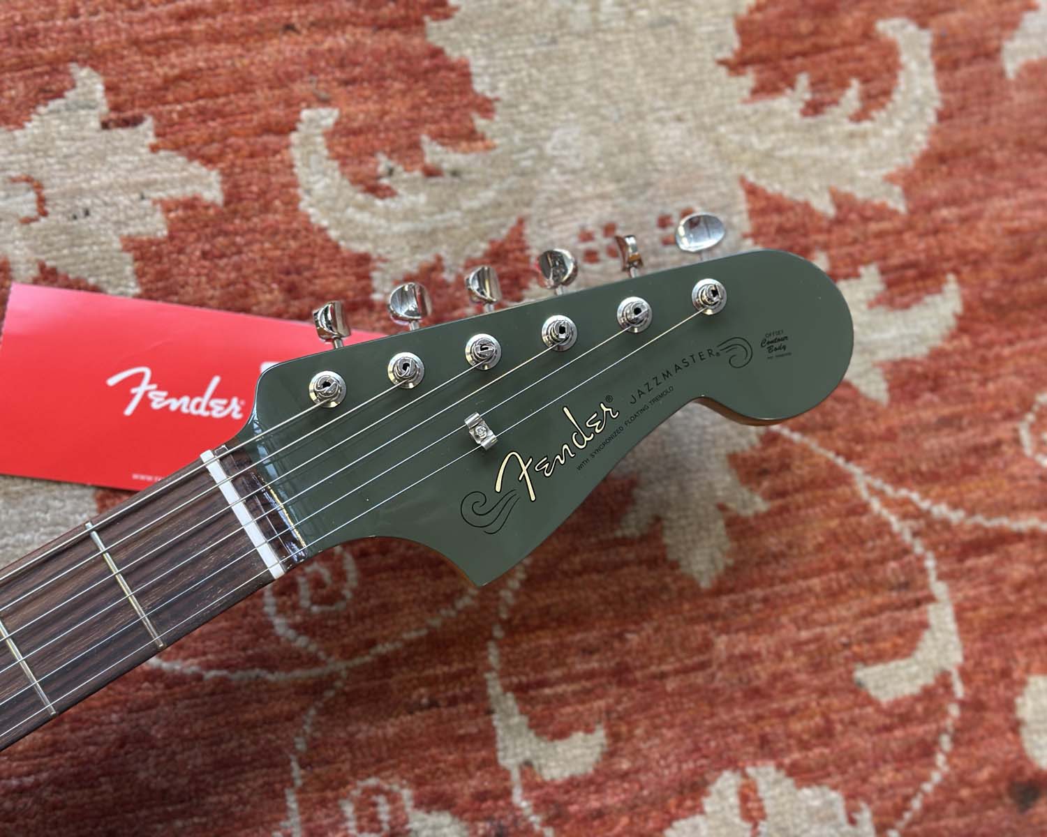 Fender Vintera II FSR '50s Jazzmaster RW - Olive - Image 2