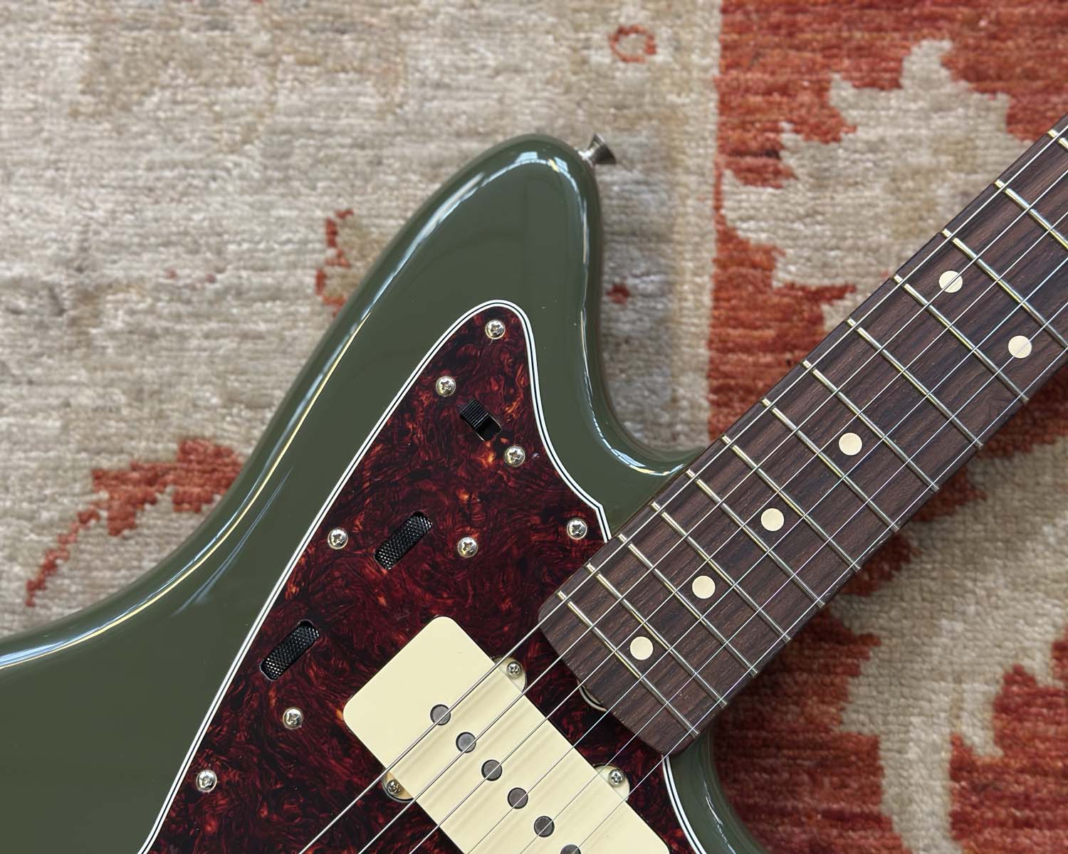 Fender Vintera II FSR '50s Jazzmaster RW - Olive - Image 8