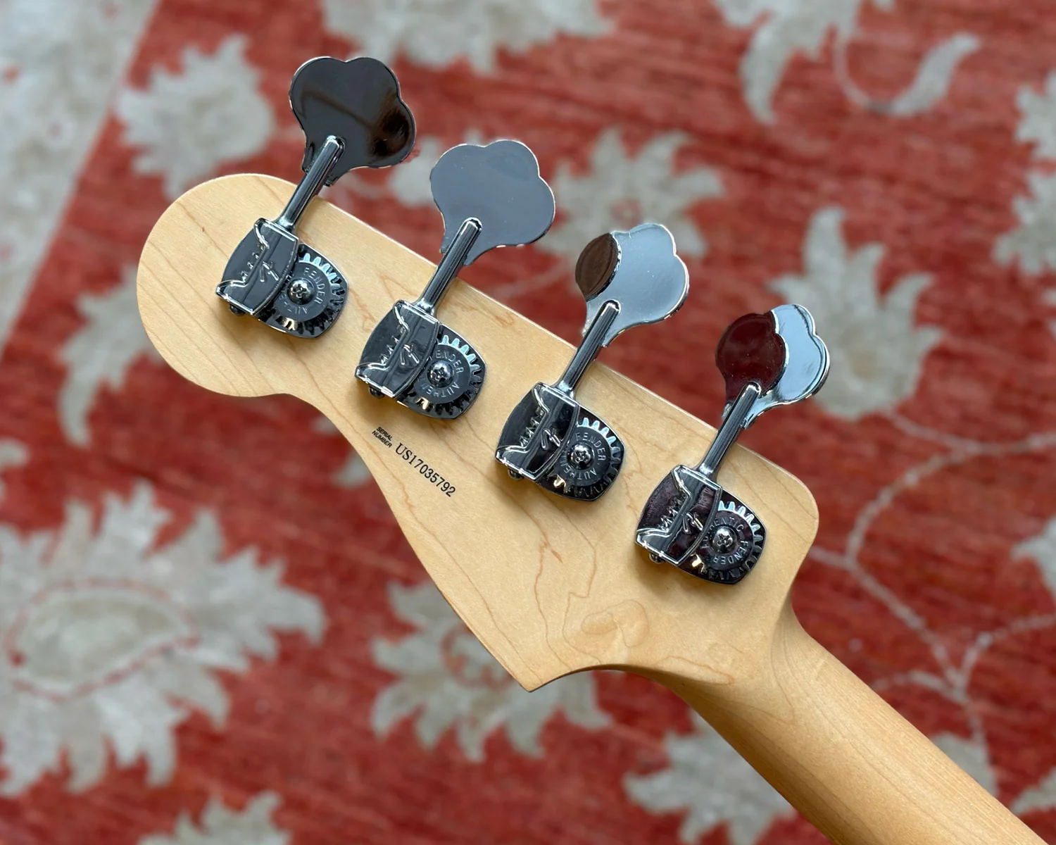 Fender American Professional Precision Bass - Antique Olive - Image 7