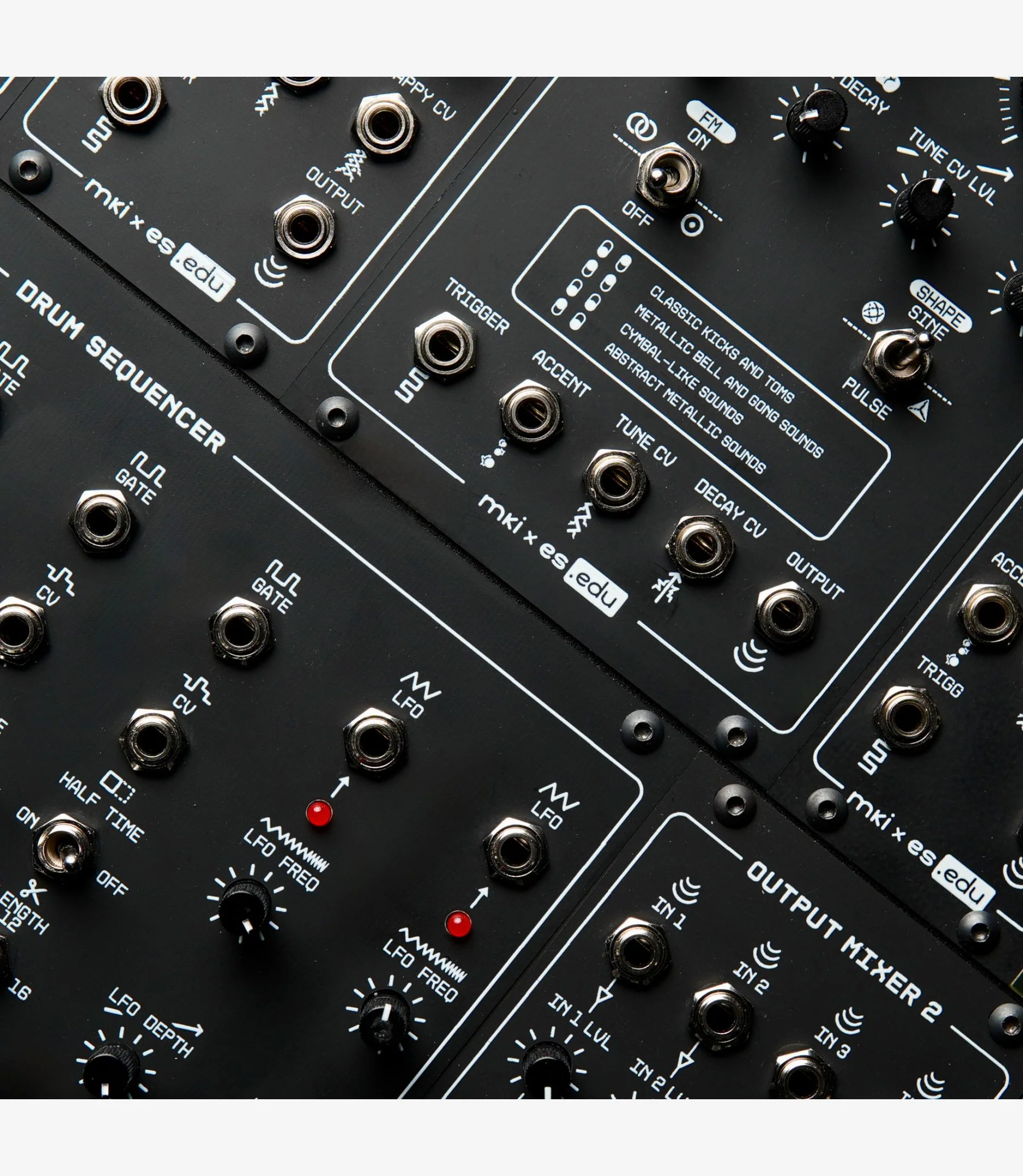 Erica Synths KONSTRUKT-8 EDU DIY Drum System (With Case) - Image 4