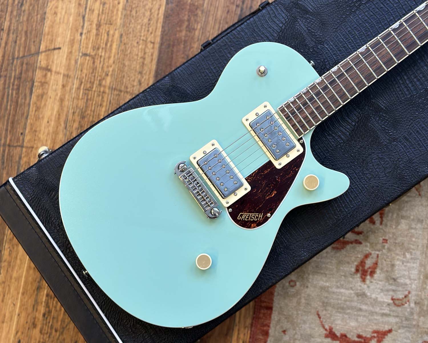 Gretsch Streamliner Jet Club Single-Cut in Mint Metallic with Hard Case